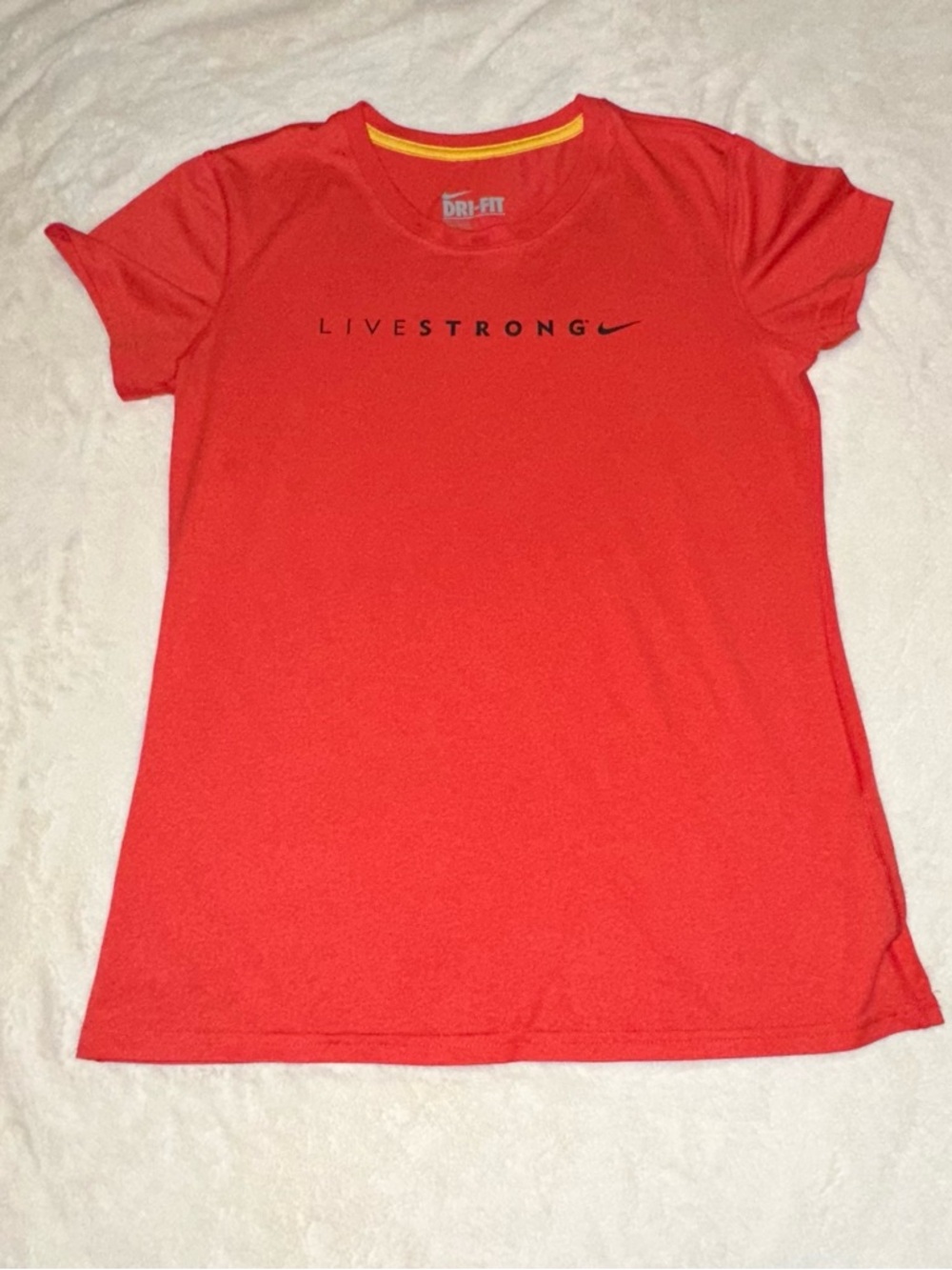 Nike Dri-FIT LIVESTRONG Women's Red Performance Tee